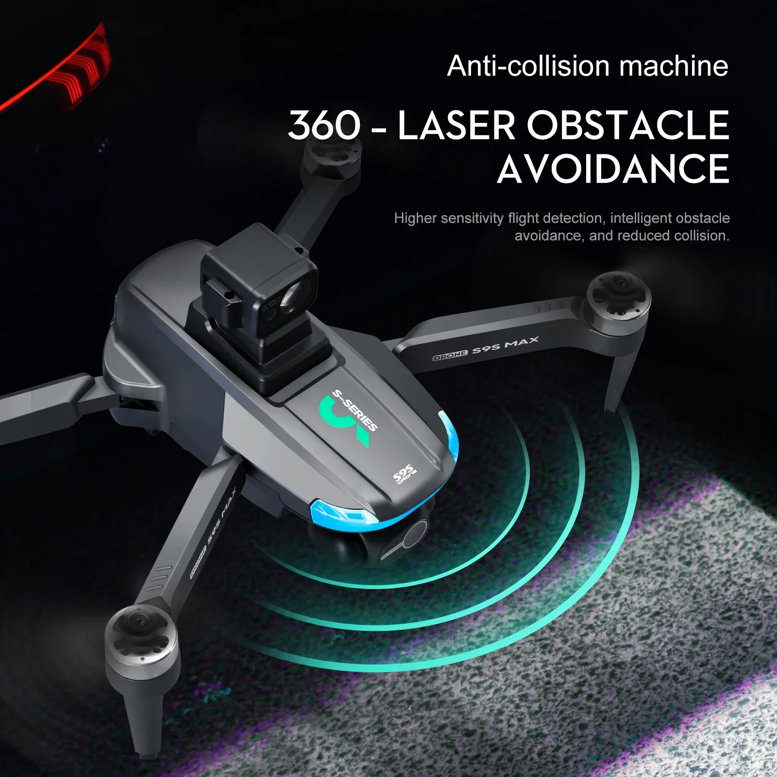 NEW S9S MAX MINI Drone 4K 2-Ax - Drone Gimbal Case 评论和价格
