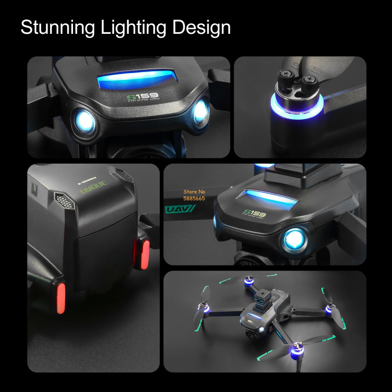 8K Dual Camera 5G WIFI FPV Rem - Drone Gimbal Brushless 评论和价格