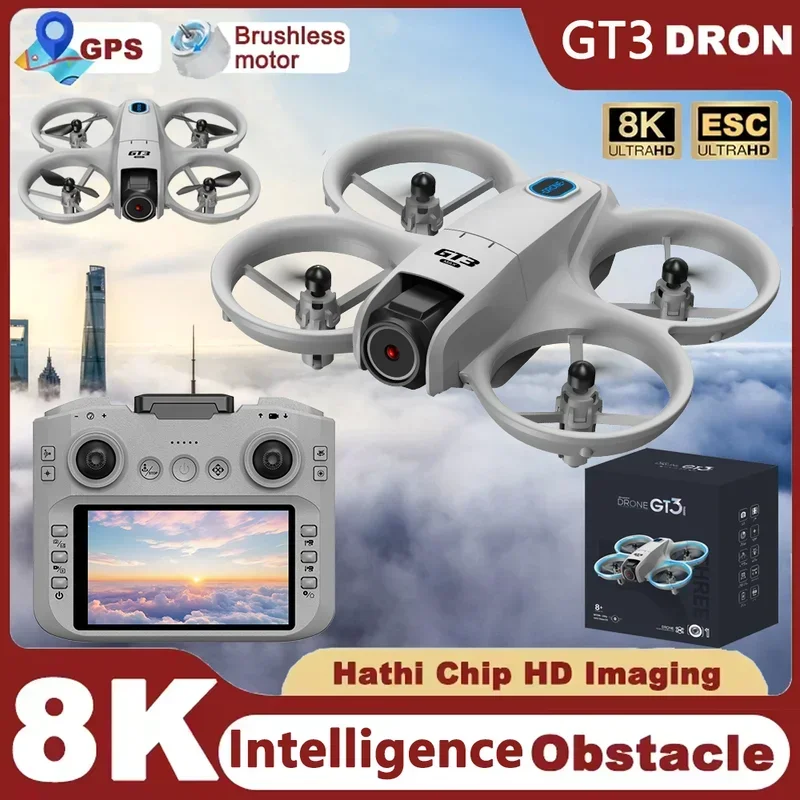 GT3 Mini NEW Drone Rc Quadcopt - Drone Gimbal Brushless 评论和价格